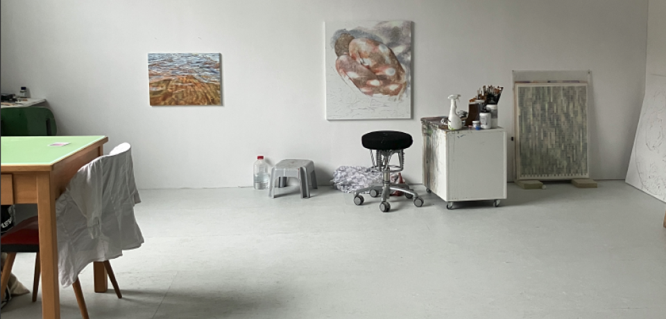 Studio von Marina Schulze Künstlerinnenverband Bremen / Foto: Studio von Marina Schulze
