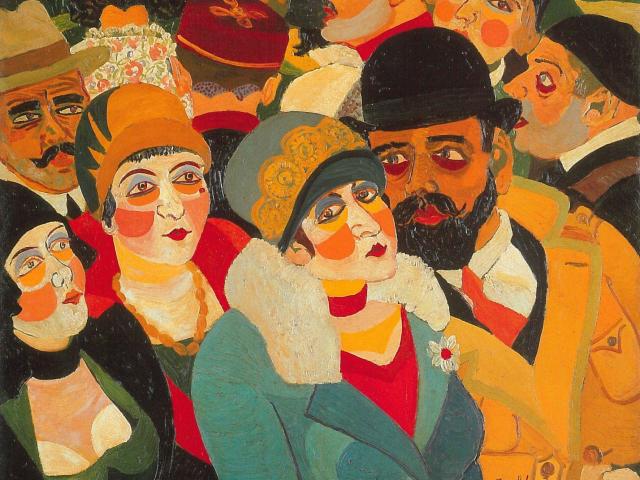 Josef Scharl, Pariser Straßenszene, 1930, Abbildung Galerie Nierendorf