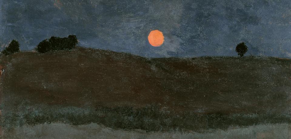 Paula Modersohn-Becker, Mond über Landschaft, 1909 Paula Modersohn-Becker, Mond über Landschaft, 1909, © Paula Modersohn-Becker Stiftung