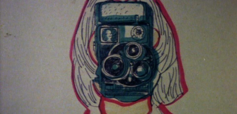 Filmstill aus Maria Lassnig Selfportrait 1971. 5min. 