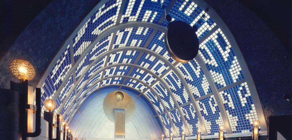 Bernhard Hoetger, Himmelssaal, nach 1944 (c) Archiv der Böttcherstraße Bremen, Foto: Alfred Rostek Bernhard Hoetger, Himmelssaal, nach 1944 (c) Archiv der Böttcherstraße Bremen, Foto: Alfred Rostek